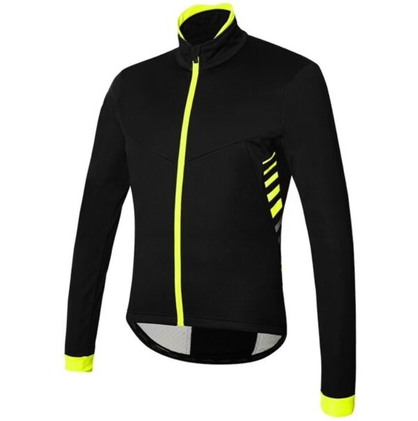 GIACCA RH+ LOGO II - BLACK/YELLOW FLUO